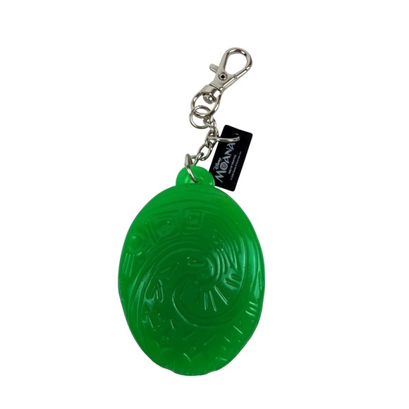 Disney Accessories - Disney Moana Heart of Te Fiti Keychain Green IMAX at AMC Movie Promo Collectible